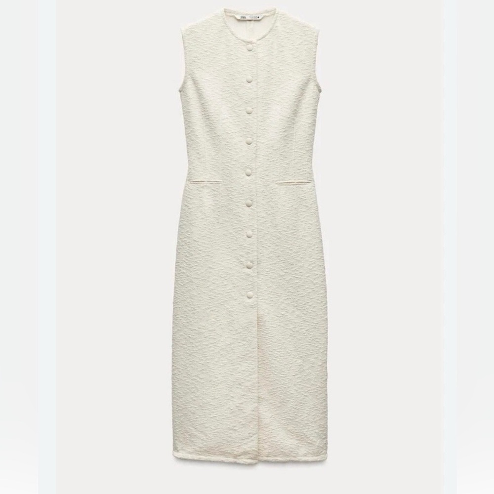 Zara Textured Dress - Picture 4 of 8